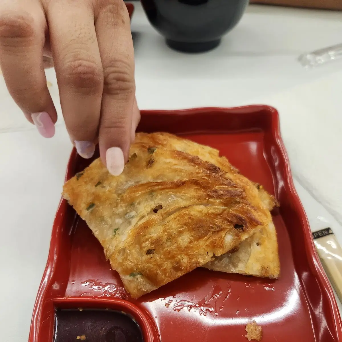 蔥油餅 scallion pancakes 4pcs